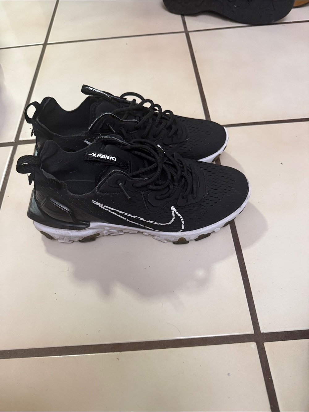 Nike Kids Black and White Running Sneakers